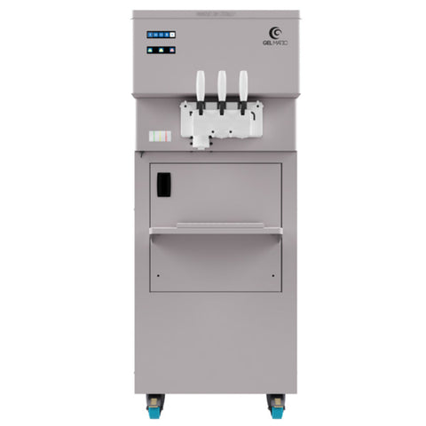 GelMatic MV EASY 2 KOLOR PM - Soft Serve Machine with Two Flavours and 3 Ripples - 110 lb. Output/Hour
