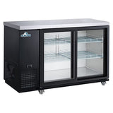 Glacier GBB-61GSD - 56.9" Bar Cooler with Two Sliding Glass Doors