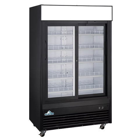 Glacier GM-40SD - 47.25" Double Sliding Glass Door Display Cooler