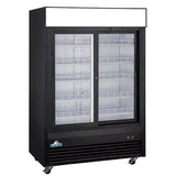 Glacier GM-47SD - 54.2" Double Sliding Glass Door Display Cooler