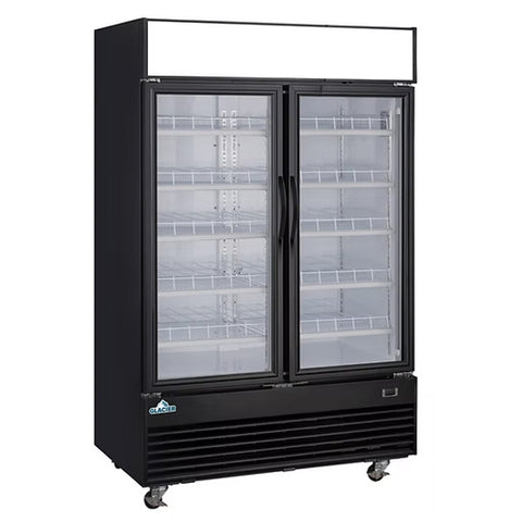 Glacier GM-48R - 54.2" Double Swinging Glass Door Display Cooler