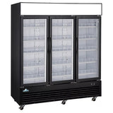 Glacier GM-69R - 78" Triple Swinging Glass Door Display Cooler