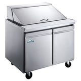 Glacier GMT-36-15 - 36.4" Mega Top Refrigerated Prep Table with Two Doors