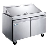 Glacier GMT-48-18 - 48.25" Mega Top Refrigerated Prep Table with Two Doors