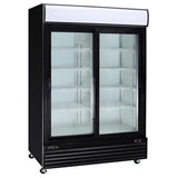 Kool-It KGM-50 - 52" Double Swinging Glass Door Display Cooler - 43.8 Cu. Ft.