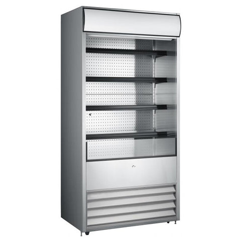 Omcan RS-CN-0530 - 36" Floor Model Open Cooler with Stainless Steel Exterior - 18.7 Cu. Ft.