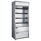 Omcan RS-CN-0440 - 30" Floor Model Open Cooler with Stainless Steel Exterior - 15.5 Cu. Ft.