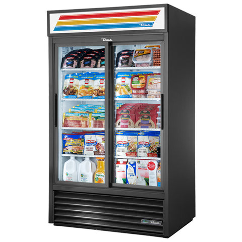 True GDM-41-HC-LD - 47.2" Double Sliding Glass Door Display Cooler