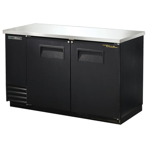 True TBB-2-HC - 58.9" Bar Cooler with Two Swinging Solid Doors