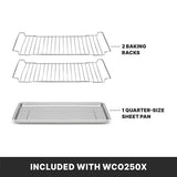 Waring Commercial WCO250X - Quarter Size Convection Oven with Roast, Broil, and Bake Functions - 3 Shelves