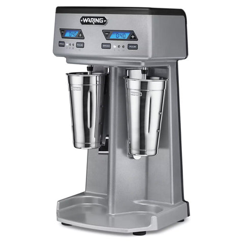 Waring Commercial WDM240TX - Double Spindle Drink Mixer with Three Speeds & Timer