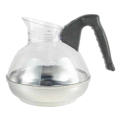 BUNN 06100.0201 - Easy Pour Coffee Decanter, Stainless Steel Base, Black Handle