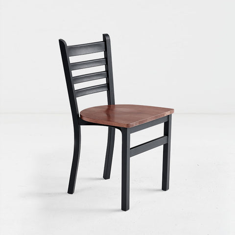 Direct Chairs C-59-BL-WS-WN - Restaurant chair with wood seat