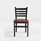 Direct Chairs C-59-BL-WS-WN - Restaurant chair with wood seat