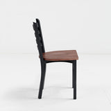 Direct Chairs C-59-BL-WS-WN - Restaurant chair with wood seat