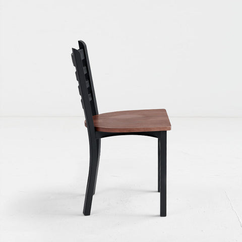 Direct Chairs C-59-BL-WS-WN - Restaurant chair with wood seat