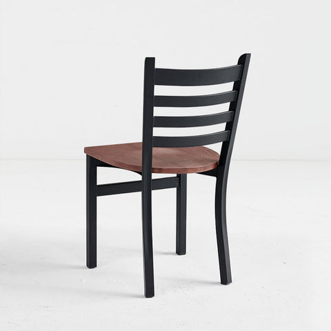 Direct Chairs C-59-BL-WS-WN - Restaurant chair with wood seat