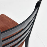 Direct Chairs C-59-BL-WS-WN - Restaurant chair with wood seat