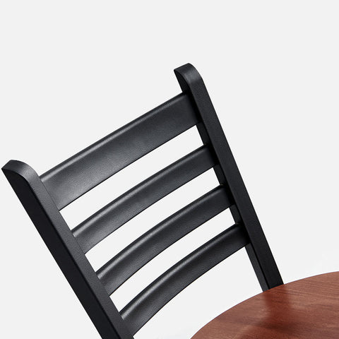 Direct Chairs C-59-BL-WS-WN - Restaurant chair with wood seat