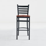 Direct Chairs B-59-BL-WS-WN - Bar Stool with Wood Seat