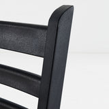 Direct Chairs B-59-BL-WS-WN - Bar Stool with Wood Seat