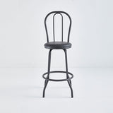 Direct Chairs B-48-BL-VY-BLA - Bar stool with black vinyl seat