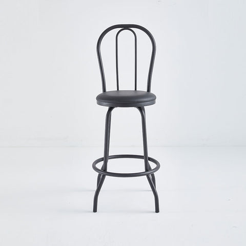 Direct Chairs B-48-BL-VY-BLA - Bar stool with black vinyl seat