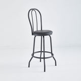 Direct Chairs B-48-BL-VY-BLA - Bar stool with black vinyl seat