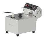 Omcan 47282 - Elite Series 15 lbs Capacity Electric Countertop Single Basket Deep Fryer – 240 V, 3600 W