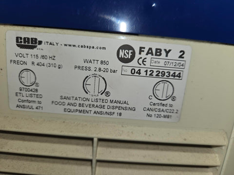 CAB Faby 2 - Bowl Slush Puppie Machine