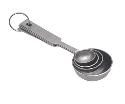 Winco MSPD-4X Stainless Steel Measuring Spoons 1/4 tsp 1/2 tsp 1 tsp 1 tbs
