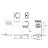 Bunn 13300.0002 - VP17-2, Stainless (1 Upper/1 Lower Warmer)