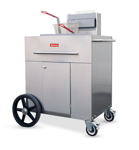 Omcan 47354 - Outdoor Portable Fryer Single Tank Propane