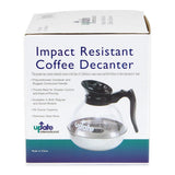 Update CD-8890 - 60 oz Coffee Decanter w/ Black Handle, Polycarbonate