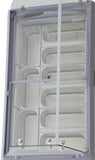 Omcan 47743 - 50″ Nine (9) Pan Gelato Dipping Cabinet with Flat Sneeze Guard