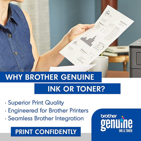 NEW Brother Genuine TN227BK, TN227C, TN227M, TN227Y High Yield 4-Color Toner Cartridge Set, Black Cyan Magenta & Yellow, TN227