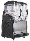 2 x 3 Gallon (2 x 12 L) Double Bowl Slushy Machine / Frozen Beverage Dispenser