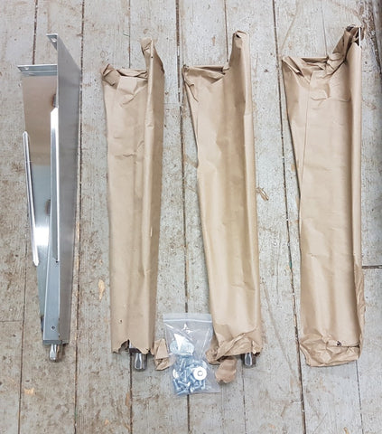 Never Been Used - Garland 1951204-0003 - Set of 4 Stainless Steel Legs for Single Deck MCO Ovens