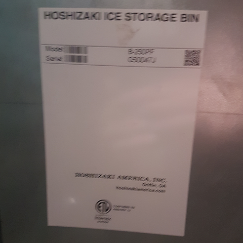 New - Hoshizaki B-250PF - Ice Bin with 250 lb Storage