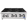 Atosa CookRite ACHP-6 - Six Burner Gas Hot Plate - 192,000 BTU