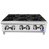 Atosa CookRite ACHP-6 - Six Burner Gas Hot Plate - 192,000 BTU