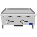 Atosa CookRite ATMG-24 - 24" Manual Gas Griddle - 60,000 BTU