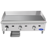 Atosa CookRite ATMG-36 - 36" Manual Gas Griddle - 90,000 BTU