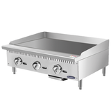 Atosa CookRite ATMG-36 - 36" Manual Gas Griddle - 90,000 BTU