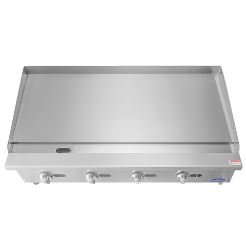 Atosa CookRite ATMG-48 - 48" Manual Gas Griddle - 120,000 BTU