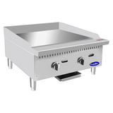 Atosa CookRite ATTG-24 - 24" Thermostatic Gas Griddle - 50,000 BTU