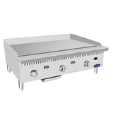 Atosa CookRite ATTG-36 - 36" Thermostatic Gas Griddle - 75,000 BTU