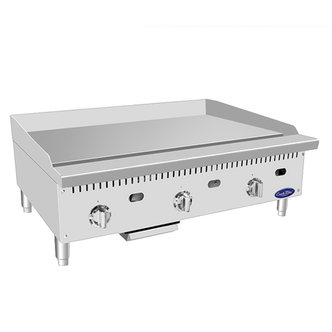 Atosa CookRite ATTG-36 - 36" Thermostatic Gas Griddle - 75,000 BTU