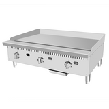 Atosa CookRite ATTG-36 - 36" Thermostatic Gas Griddle - 75,000 BTU