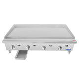 Atosa CookRite ATTG-48 - 48" Thermostatic Gas Griddle - 100,000 BTU